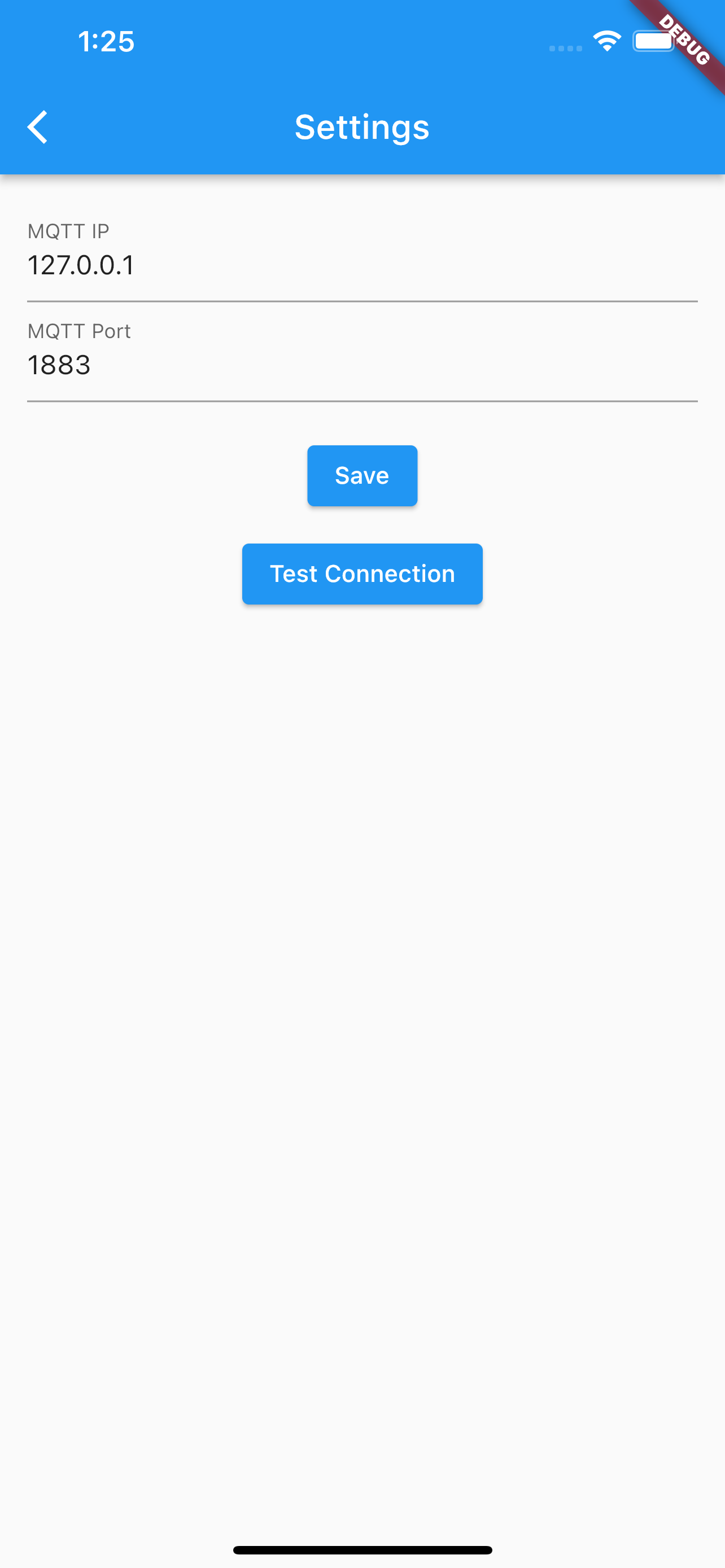 Settings Page